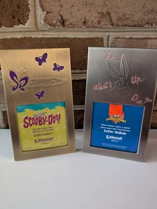 Vintage Scooby-Doo + Looney Tunes / Bugs Bunny Intercraft Metal Picture Frames - Picture 1 of 5