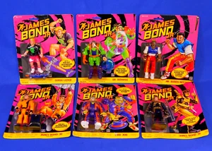 JAMES BOND JR. SET 6 KARTONFIGUREN 1991 HASBRO - Bild 1 von 7