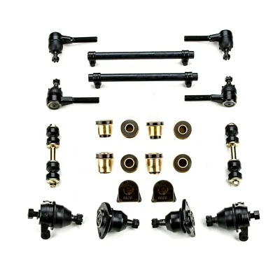 Black Poly Front End Suspension Rebuild Kit Fits 1968 - 1982 Chevrolet Corvette - Image 1 of 4