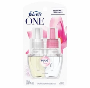 Febreze One Lotus Plug Air Freshener Refills (2 Refills 26 mL) Discontinued NEW - Picture 1 of 6