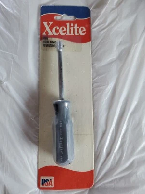 XCELITE HS6V 3/16" HEX  NUTDRIVER  HOLLOW SHAFT HS6 NEW FREE SH MADE IN USA  - Image 1 of 4