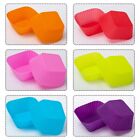 Food Grade Silicone Cake Mold Cups Pack of 6 Non Toxic and Eco Friendly
