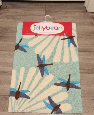 Alfombra con acento de libélula Jellybean Foto 1 de 3