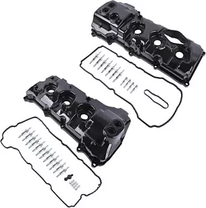 2x Valve Covers Set for 2013-2016 Ford F-150 2015-17 Ford Expedition 3.5L Turbo - Picture 1 of 15