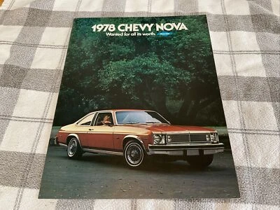 Chevrolet Nova 1978 12 páginas original auto venta folleto catálogo - Rally Foto 1 de 3