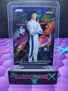 2024 Topps Finest Formula 1 Alexander Albon Black Refractor /25 Common #19 - Picture 1 of 2