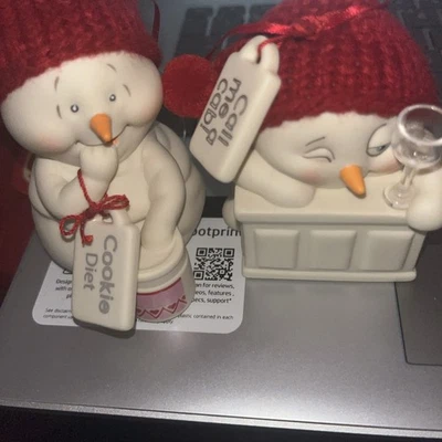 Adornos de dieta Dept 56 Snowpinions Call Me A Cab And Cookie Foto 1 de 4