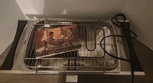 VINTAGE WEST BEND UTENSILIOS DE COCINA DE POR VIDA ASADOR SIN HUMO - Asador FUNCIONA - Imagen 1 de 5