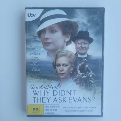 Why Didn't They Ask Evans (1980) - New Sealed Region 4 DVD - Agatha Christie - image 1 of 3