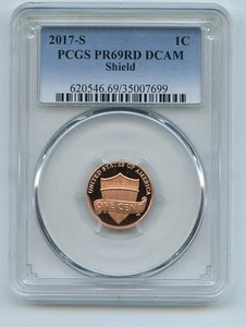 2017 S 1C Lincoln Cent PCGS PR69DCAM - Picture 1 of 1