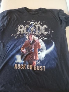 AC/DC Thunderstruck Around The World 2015/16 World Tour datiert Tour Merch T-Shirt - Bild 1 von 2