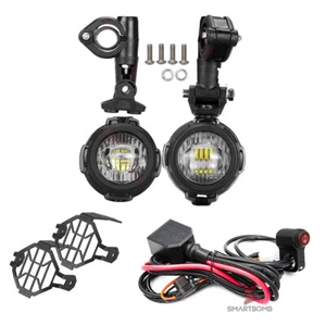 Zusatzscheinwerfer 40W Tiefe IP67 Motorradleuchte + röhrenförmige Metallhalterun - Bild 1 von 9