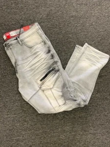 HERREN DENIM SWITCH SLIM TAPER FIT HOSE GRAU  - Bild 1 von 3