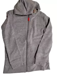 Boys Cat & Jack Zippered Hoodie Jacket with 2 front pockets Gray M/8-10 - Picture 1 of 1