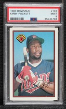 1989 Bowman Kirby Puckett #162 PSA 9 MINT HOF