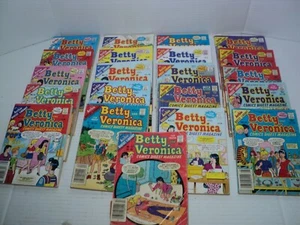 Lot Of 37 ( Archie`s Digest Library) Betty & Veronica Paper Back Comic Books - Picture 1 of 8