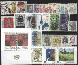 Cecoslovacchia ( Ceska) MNH Set completo anno 1993 28 francobolli + 1 foglio ricordo - Foto 1 di 1