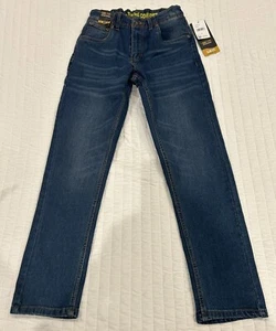 Lee boy's x-treme comfort-slim fit-adjustable waistband-stretch-sz 12-med/dark - Picture 1 of 15