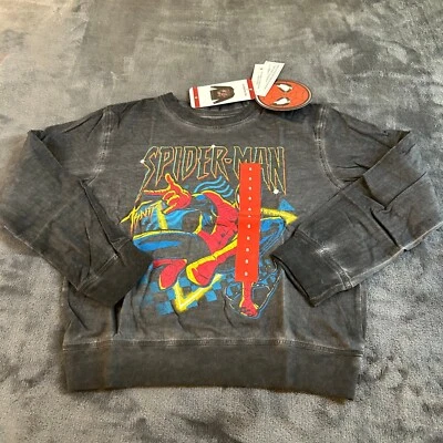 Marvel Spider-Man Graphic Tee Long Sleeve Crew Neck T-Shirt Kids Size 8 NWT - Image 1 of 4