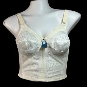 Vintage NWT Marianne Lace Bustier Corset Bra SZ 34B Adjustable Straps Lingerie - Picture 1 of 10