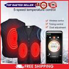 Electric Heated Vest 3 Gear Heated Coat for Skiing Fishing Hiking (XL) UK