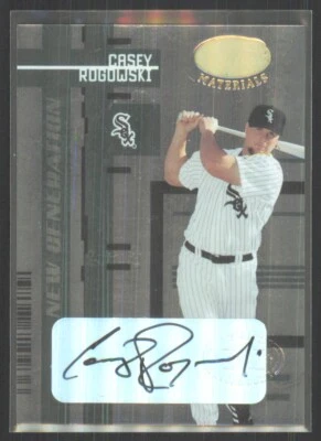 2005 Leaf Certified Materials Casey Rogowski Rookie Auto /499 #204 - Image 1 of 2