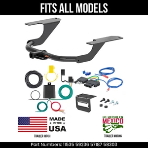 For 15-20 Acura TLX Trailer Hitch +5 Pin Wiring Fits All Models Curt 11535 59236 - Picture 1 of 24