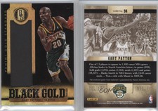 2012-13 Panini Gold Standard Black Gold Threads /49 Gary Payton #94 HOF