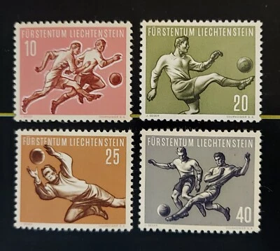 Liechtenstein 1954 Football World Cup - Switzerland SN 277-280 - Image 1 of 3