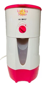 Mr Coffee Fresh Iced Tea Maker 3 Quart Pink Adjustable Strength NO PITCHER - Picture 1 of 8