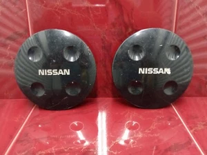 1985-1990 Nissan Sentra 13" Wheel Set Of (4) Center Caps Black OEM  #40315-52A00 - Picture 1 of 8