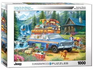 Eurographics 1000 Piece Jigsaw Puzzle - American Classics The Jeep Wagoneer - Picture 1 of 1