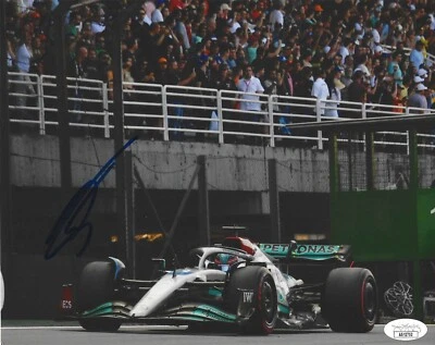 GEORGE RUSSELL SIGNED AUTOGRAPHED 8X10 PHOTO MERCEDES AMG FORMULA ONE F1 JSA ! - Image 1 of 2