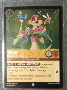 Carte LORCANA FR - Chapitre 1 24/204 Timon - ✨FOIL✨Neuf - Imagen 1 de 2