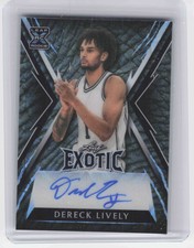 2023 Leaf Exotic Young Stars #BA-DL1 Dereck Lively Auto #'d 3/3
