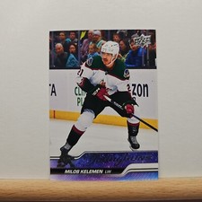 2023-24 Upper Deck Series 1 Hockey Milos Kelemen base Young Guns card # 211