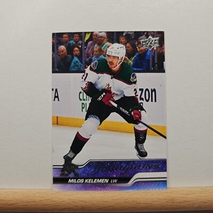 2023-24 Upper Deck Series 1 Hockey Milos Kelemen base Young Guns card # 211