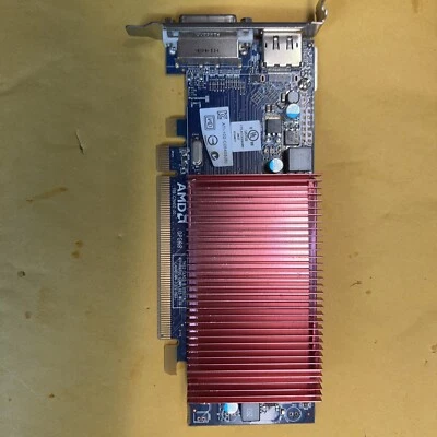 AMD RADEON HD 6450 1GB C264 LOW PROFILE GRAPHICS CARD TESTED  Light Gaming Look! - Image 1 of 4