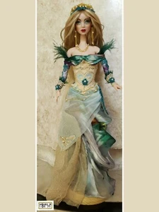 Art Doll in Fashion dress unique home Sculpture interior design Boudoir 20" - Picture 1 of 12