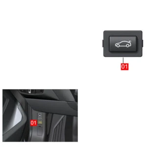 AD Black Trunk Unlock Switch Button for BMW E60 E61 5Series 2002-2009 - Picture 1 of 7