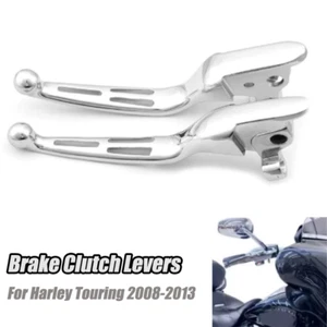 Palancas de embrague de freno cromadas para Harley Electra Glide Classic FLHTC 2008-2013 - Imagen 1 de 10