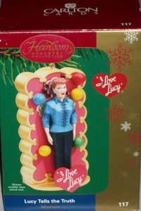I Love Lucy Carlton Tarjetas Árbol de Navidad Adorno de Navidad Coleccionable Regalos Raros Nuevo - Imagen 1 de 1