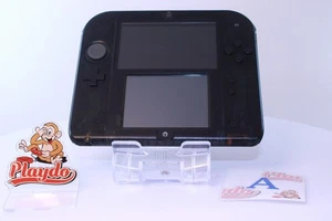 Nintendo 2DS Clear Black [Rank:A] W/USB Cable - Picture 1 of 14
