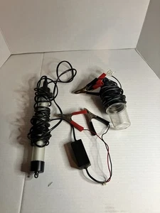 Tauch Angellichter / 2er Set / eine grüne Posen und eine klare / mit Rasseln - Bild 1 von 3