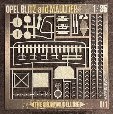 THE SHOW MODELLING 011 - OPEL BLITZ AND MAULTIER - 1/35 PHOTOETCHED - Immagine 1 di 3