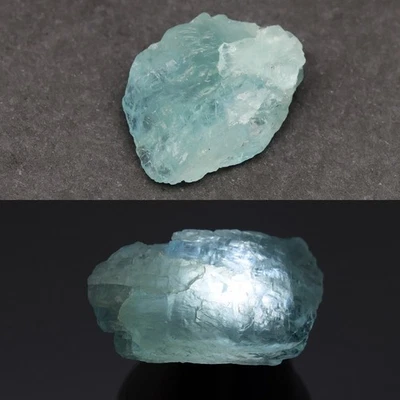 💎 Aguamarina azul natural áspera de 17,25 quilates 23,5 x 17 mm - sin calefacción, piedras preciosas de África Foto 1 de 4