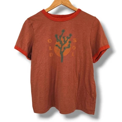 Camiseta REI Cooperative Mujer Timbre Mediana Árbol del Desierto Gráfico Naranja Mezcla de Algodón Foto 1 de 4