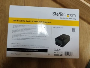 StarTech.comS3520BU33ER USB3.0/eSATA Dual 3.5" Hard Drive Enclosure with RAID - Picture 1 of 2