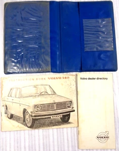 1967 Volvo 140 Owner's Manual Instruction Book with Supplement Dealer Directory - Picture 1 of 6