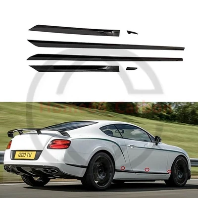 6x Tira de moldura de guardabarros negra brillante para Bentley Continental GT 2012-2016 Foto 1 de 4